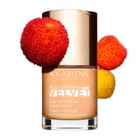 clarins bases maquillaje skin illusion velvet maquillaje serum acabado mate