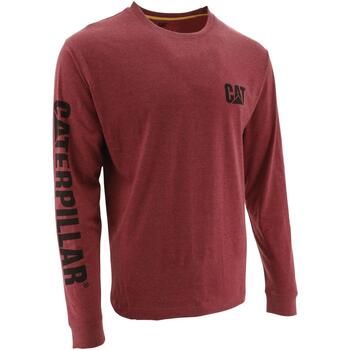 Caterpillar Camiseta manga larga Trademark Banner para hombre