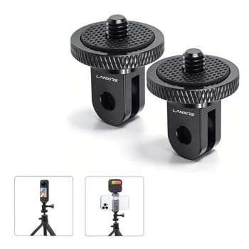 Adaptador de Montaje Lanxire con Rotación 360° para Cámara de Acción, Soporte de Tornillo 1/4