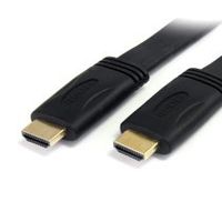 startechcom cable hdmi de alta velocidad con ethernet plano de 18m - ultra hd 4k x 2k - hdmi a hdmi macho - cable plano