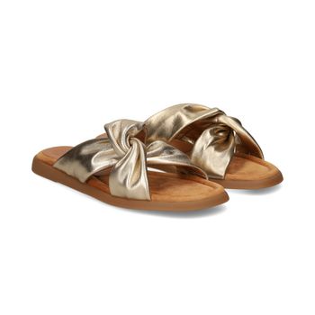 Unisa Sandalias Planas Mujer - Plata Talla 37