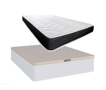Cama canapé abatible + colchon enrollado de 105cm