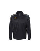 sudadera fitness kappa gassolo hombre negrogris dk