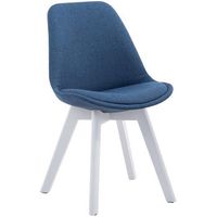silla de comedor borneo v2 en tela azul 55x48x84 cm clp