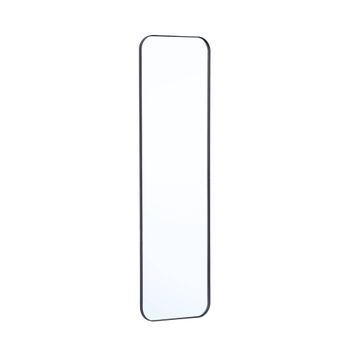 Espejo Rectangular En Acero Decorativo De Pared, Negro
