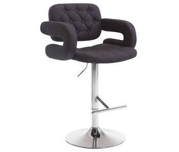 Taburete de bar dublin en tela 123x62x55cm