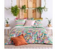 funda nordica reversible de algodon lola a-b 240x220 cm multicolor