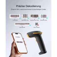 escaner de codigos de barras inateck n6043 bluetooth usb 100 m 2600 mah