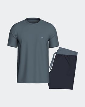Pijama corto de hombre en Lyocell