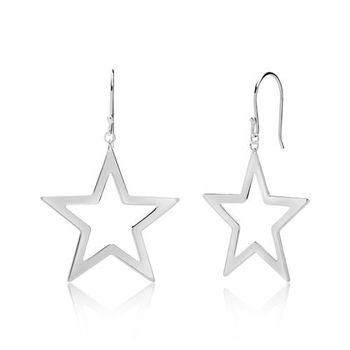 Pendientes estrellas de plata 925