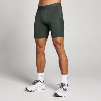 Mallas cortas Hybrid con bolsillo para hombre de MP - Negro lavado - XXL