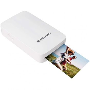 AgfaPhoto Realipix Mini P Impresora de Fotos Bluetooth Blanca