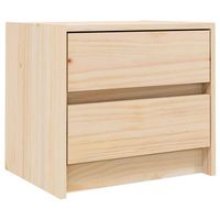 mesita de noche madera maciza de pino 40x31x355 cm vidaxl