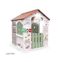 casa play cottage con luz y sonidoventanas abatibles y buzon para cartas84x103x104 cm