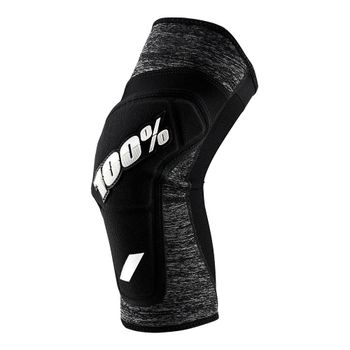 100% Ridecamp Race Knee Guards - Grey/Heather/Black Large