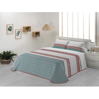 Colcha Bouti Modelo Cuba Jvr 205x270 Para Cama 105 Cm.