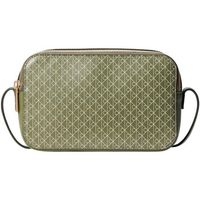calvin klein jeans bolso de mano emblem aop elongated camera bag para mujer