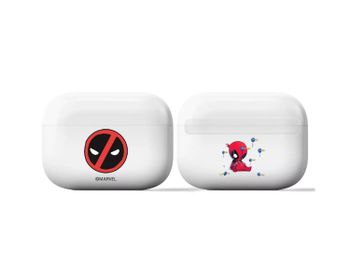 Estuche Protector AirPods Pro Deadpool 002 Marvel Blanco