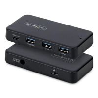 hub usb startechcom 4 puertos usb-c y usb-a 5gbps autoalimentado 36w