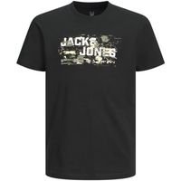 jack  jones camiseta 12263089 jcooutdoor logo tee aw24 ss crew sn jnr black para nino