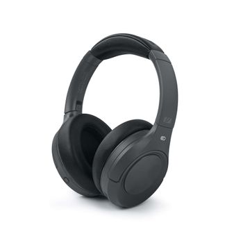 Auriculares Muse inalámbricos Bluetooth 5.3 con ANC, micrófono retráctil y batería 60h, gris
