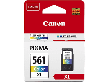 Cartucho de tinta - Canon CL-561XL Tricolor (3713C001), Hasta 300 páginas, Cian, magenta, amarillo