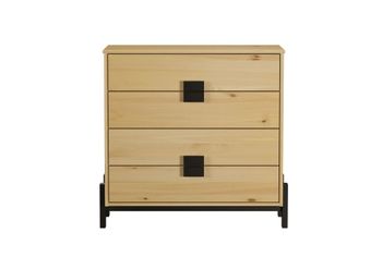 Comoda 4 Cajones Madera De Pino