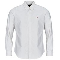 polo ralph lauren camisa manga larga chemise coupe droite en oxford para hombre