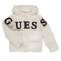 guess abrigo de plumas hooded ls padded puffer wzip para nina