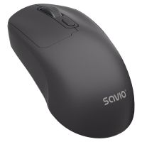 raton savio mb-04 inalambrico bluetooth 1600 dpi negro doble conexion silencioso