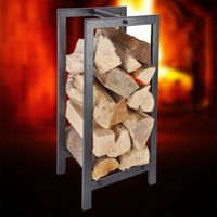 carbon steel wood log stylish storage amp carrier