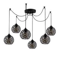 lampara de techo fellini-mr-899 negro metal 137x137x107 cm