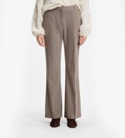 boss para mujer 50567927 pantalon tanalea taupe 42 casual clasico poliester