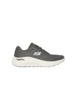 zapatillas skechers arch fit 20 - big league olive knit mujer