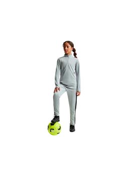 Camiseta de Fútbol Nike Academy Dri-Fit Long-Sleeve 1/4-Zip Soccer Drill Top Infantil Negro/Gris