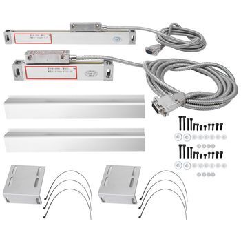 Escala Lineal De Aleación De Aluminio 2ae/3ae (apta Para La Pantalla Digital Jcs900 - 2ae/jcs900 - 3ae, Se Puede Utilizar En Fresadoras Y Tornos).