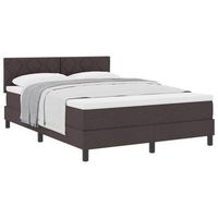 cama tapizada 203x144x88 cm  - marron