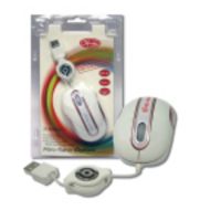 raton 3free 3f-msm201wp usb tipo a 800 dpi blanco cable retractil
