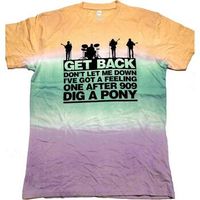 the beatles tops y camisetas get back para hombre