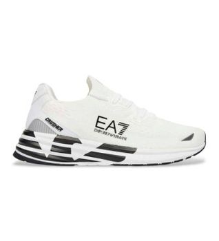 EA7 para mujer. 7X000652_AF18639 Zapatillas Crusher Distance 2.0 blanco (43 1/3), Plano, Cordones, Casual