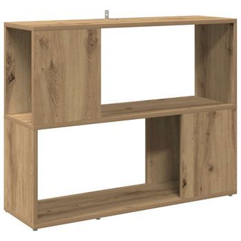 Estantería/divisor De Espacios Roble Artisan 80x24x63 Cm Vidaxl