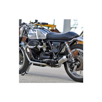 Sistema de escape Moto Guzzi Serie Grossa Mass Cafe Racer Curve 2-1