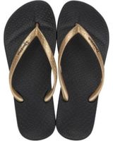de ipanema ipanema chanclas de dedo negras y doradas para playa y piscina negro y dorado