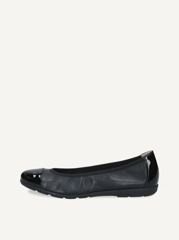 CAPRICE Ballerina, black, made of Leather, Size 37