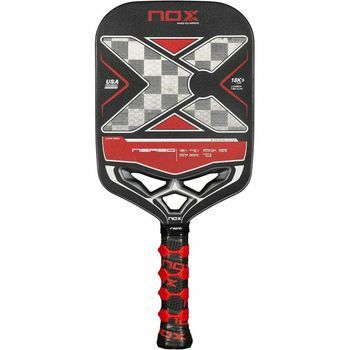 Pala De Pickleball Nox Nerbo Negro Fibra De Carbono