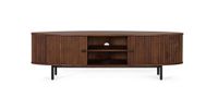 mueble tv con 2 puertas fabricado artesanalmente en madera de acacia