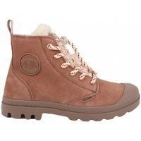 palladium botas pampa hi zip wl hivr boots - raw brown para mujer