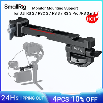 Soporte de montaje de Monitor ajustable SmallRig con abrazadera NATO Zapata fría para DJI RS 3/RS 3 Pro/RS 3 Mini /RS4 Pro/RS 4 Mini -3026B