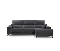 chaise longue s con arcon noelia derecha 3 plazas antracita