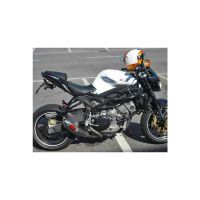 silenciador de escape moto morini corsaro 1200 mass cafe racer curve kit 2-1